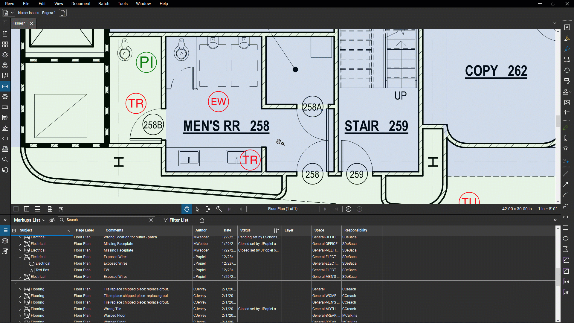 Revu 20.1 Reply to Markups