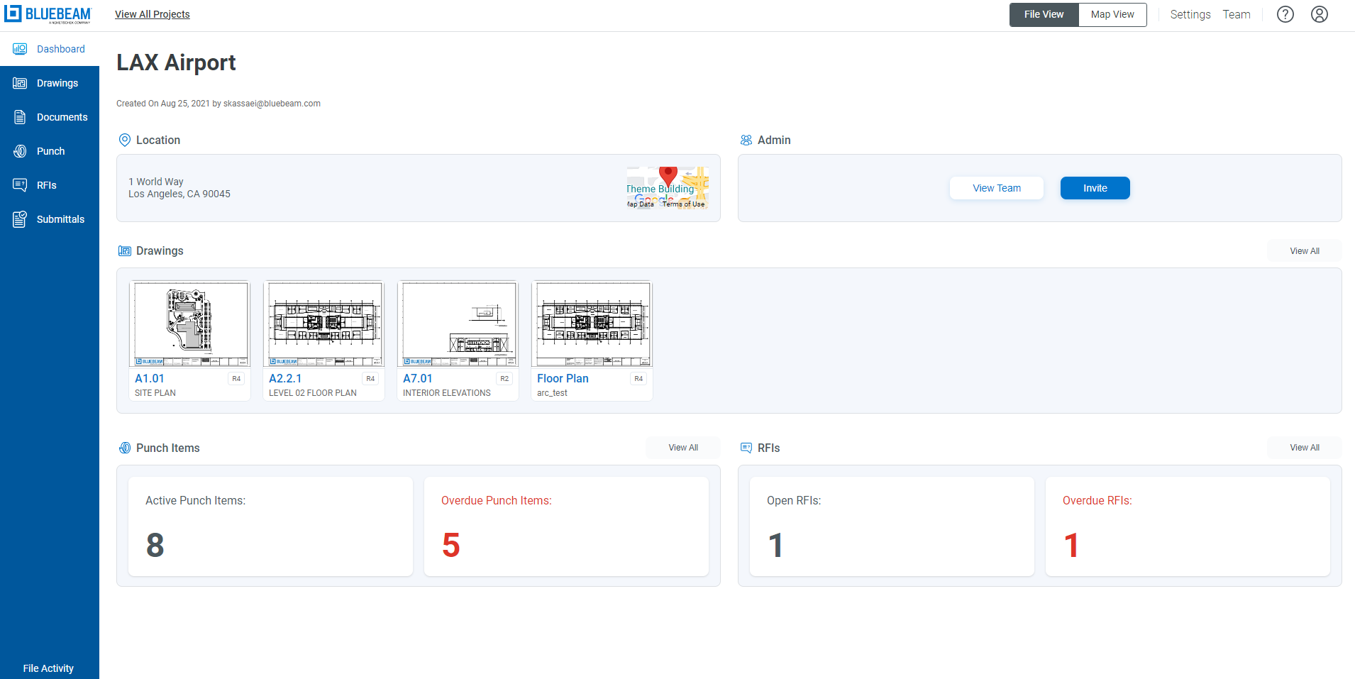 BB Cloud prosjekt-dashboard